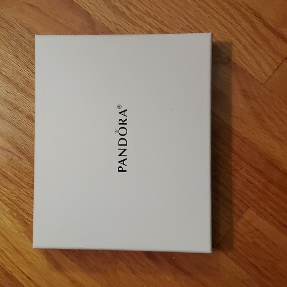 Pandora White Embossed Clutch Wristlet - Picture 8 of 8